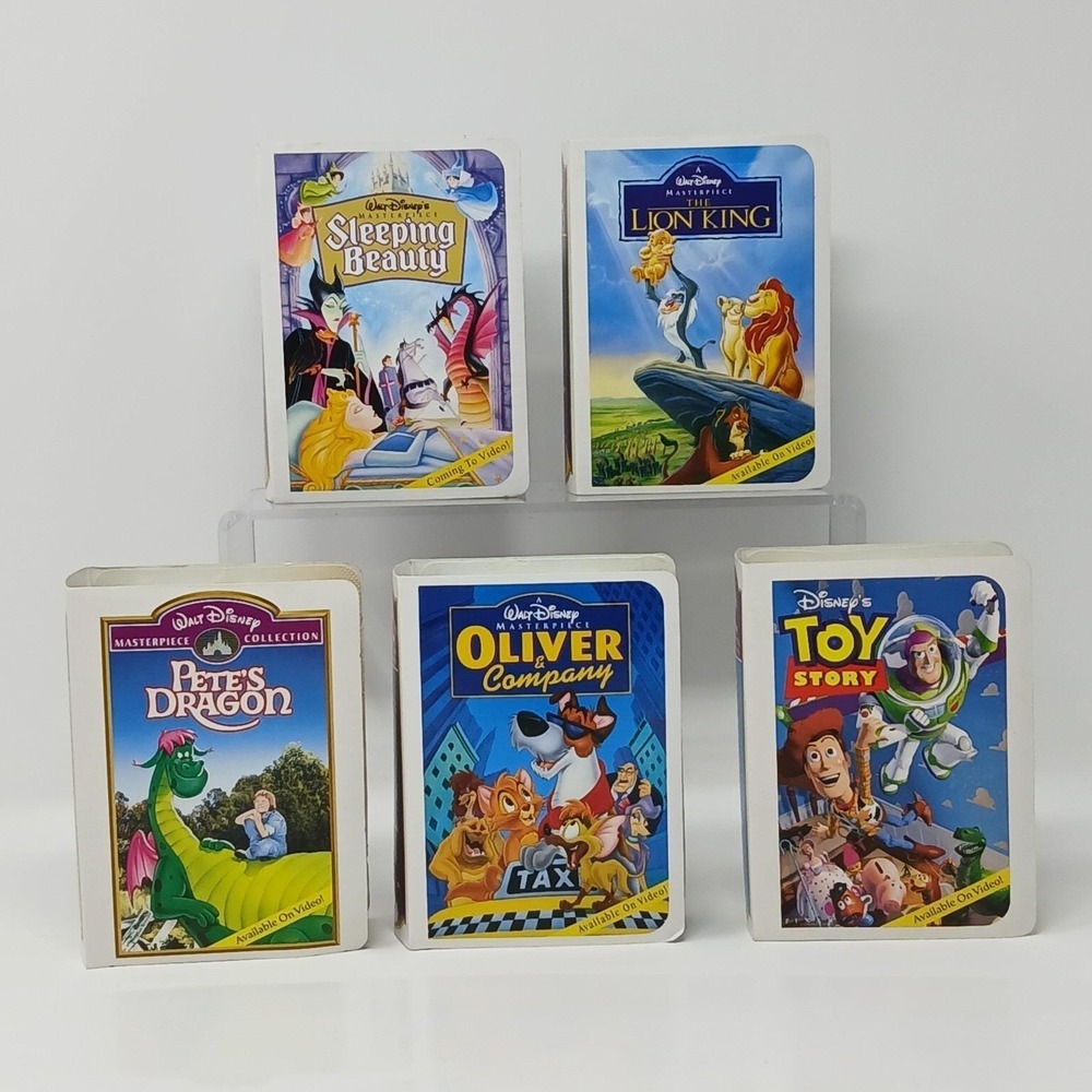 Set of 5 McDonalds Happy Meal 1996 Disney Masterpiece‎ Collection Figures